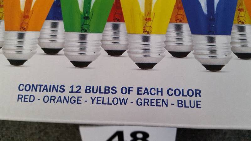 Feit Electric Assorted Color Lights 60 Pack
