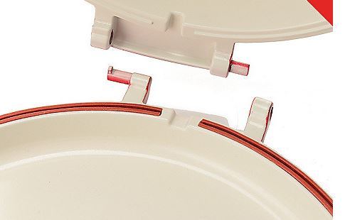 Cooks Companion� Cast Aluminum Ceramic Nonstick 10 Flip Around Pan w Glass Lid - silver