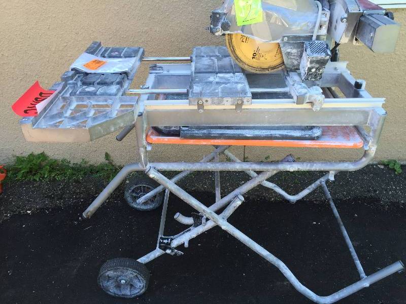 Used ridgid on sale tile saw