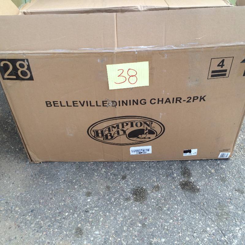 lot 38 image: Hampton Bay Statesville Swivel Patio Dining Chairs (2-Pack)