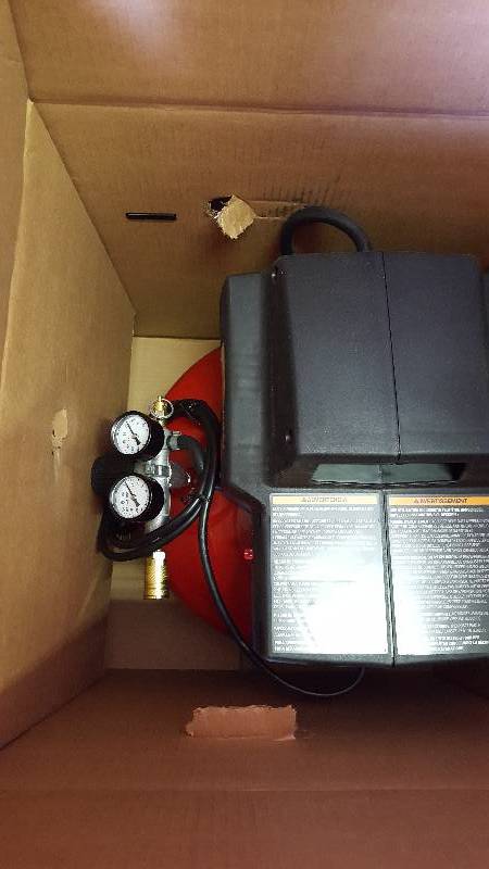 Porter-Cable 3.5 Gal. 135 PSI Pancake Compressor Model # PCFP02003 in like New working conditions
