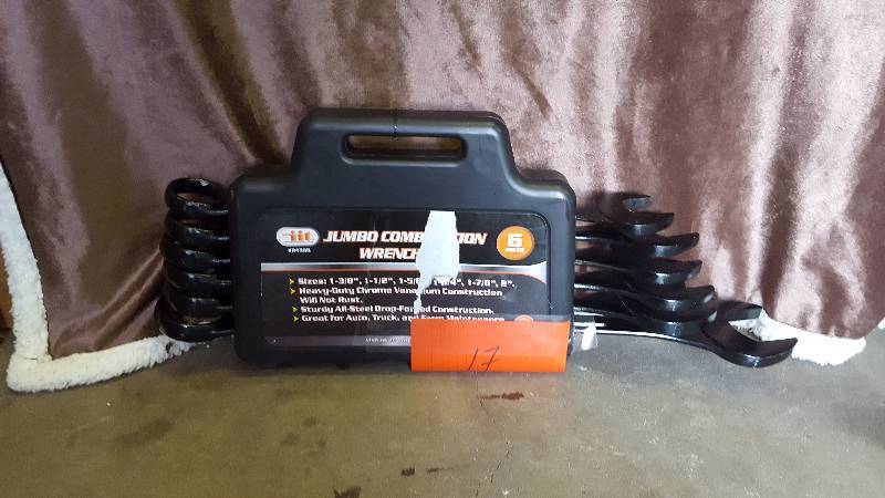 IIT 6-Pc. Jumbo Combination Wrench Set New