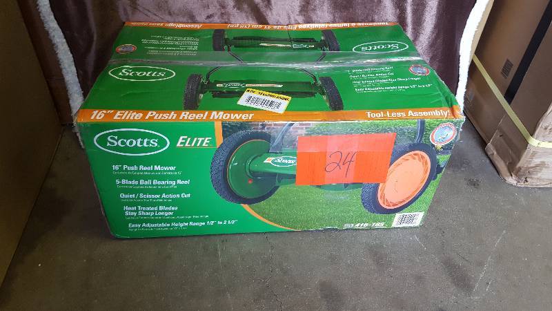 Scotts 16 in. Walk-Behind Push Reel Lawn Mower NEW