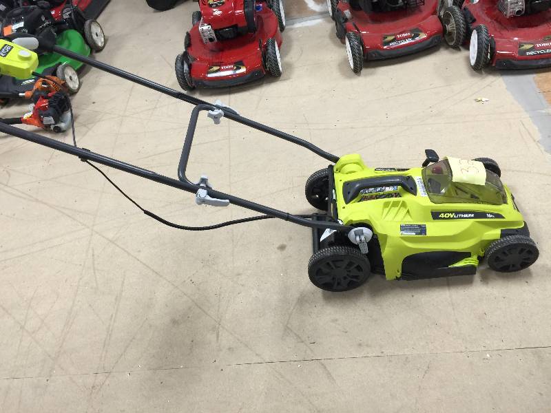 Ryobi 40-Volt 16 in. Lithium-Ion Cordless Walk-Behind Lawn Mower