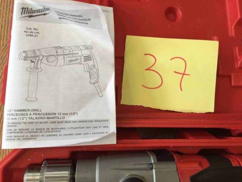Milwaukee 12 in. Heavy-Duty Hammer Drill in like New working Conditions