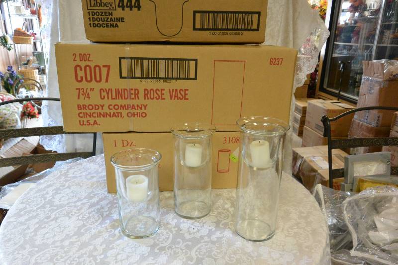 Crystal Vase Center Piece Sets