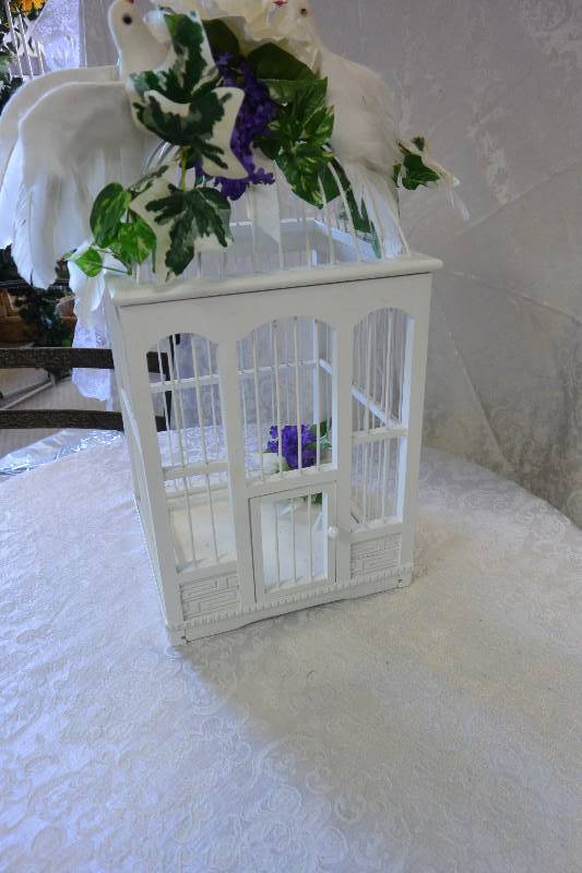 Decorated Wooden Cage