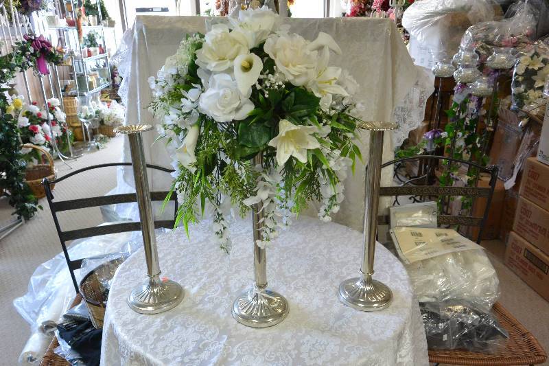 Altar Piece and Candle Stick Holders