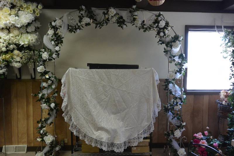 Wedding Arch and Planter Stands