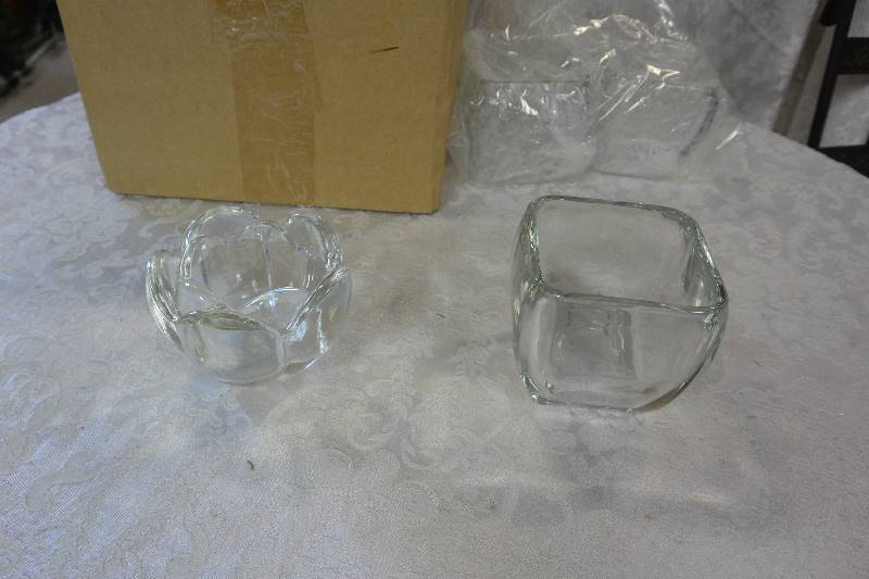 Glass Candle Dishes