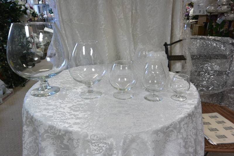 Glass Goblet Vases