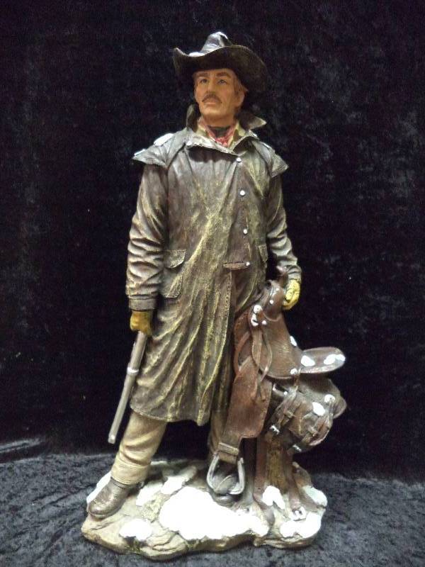Cowboy - Saddle, Rifle, 20, resin