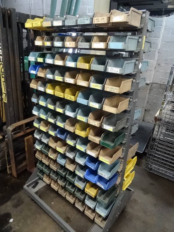 Hardware Bin Rack