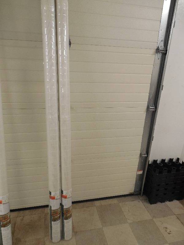 lot 15 image: (2) White InteriorExterior Roll Up Patio Sun Shade - 96 in. W x 72 in. L