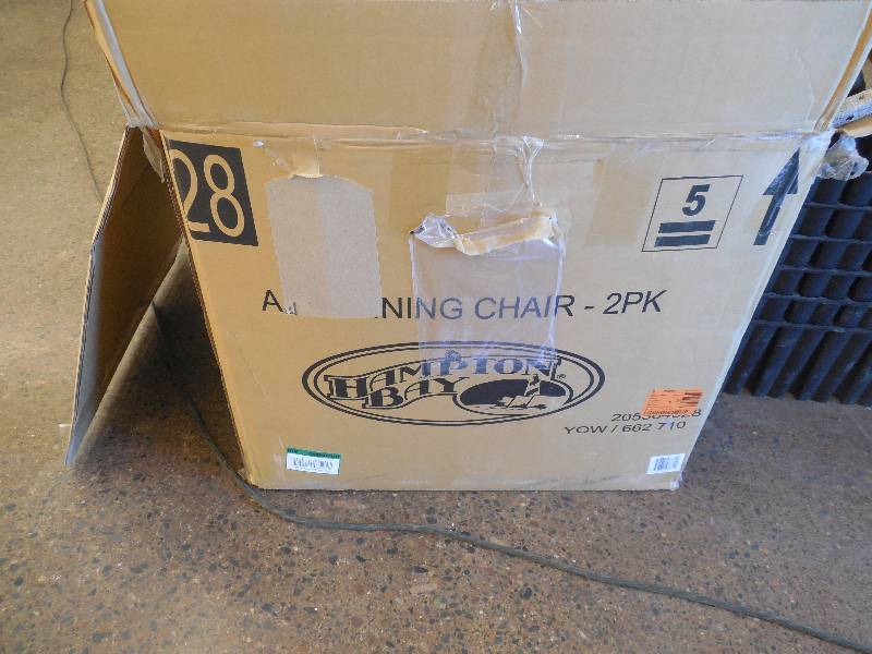 lot 72 image: Aria Patio Dining Chairs (2-Pack)