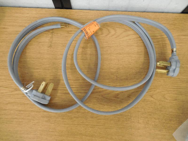 lot 74 image: (2) 6ft DRYER POWER CORDS