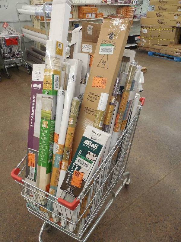 lot 85 image: MASSIVE LOT OF WINDOW BLINDS