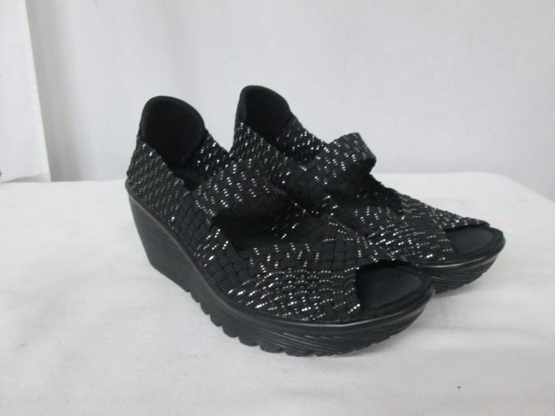 Skechers Womens Metallic Woven Parallel Wedge s