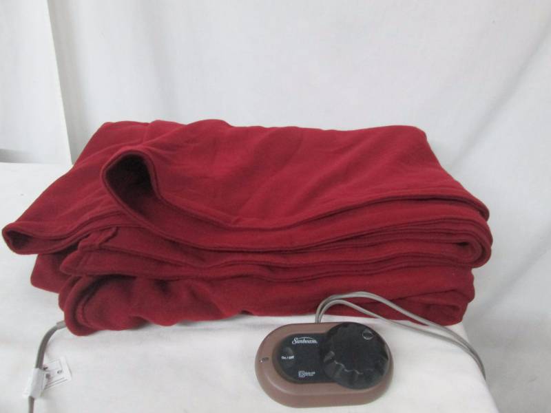 Sunbeam Quilted Fleece Electric Blanket - Twin