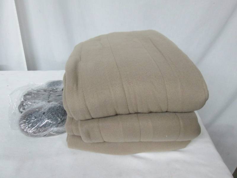 Sunbeam Quilted Fleece Electric Blanket - Queen