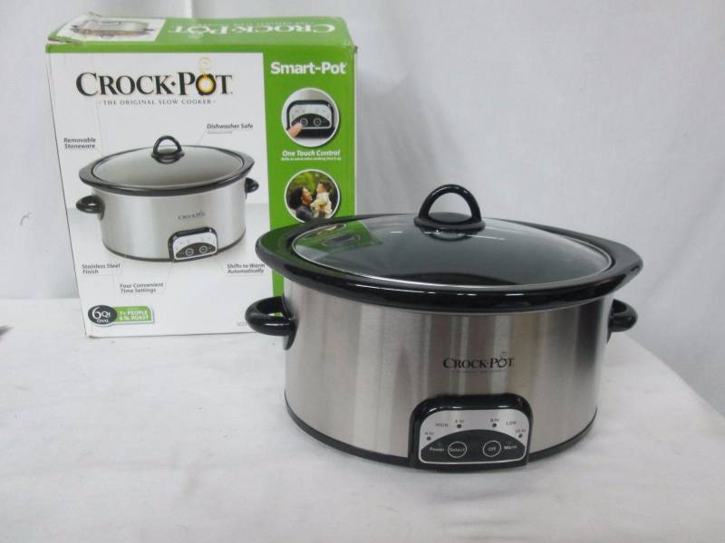 Crock-Pot Smart-Pot 6-qt. Programmable Stainless Steel Crock Pot