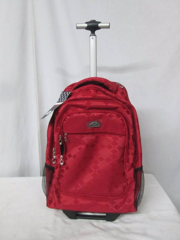 American Flyer Argyle Wheeled Backpack