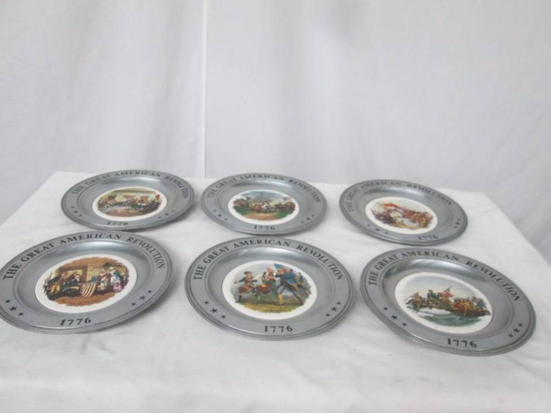 The Great American Revolution of 1776 Decorative Plates