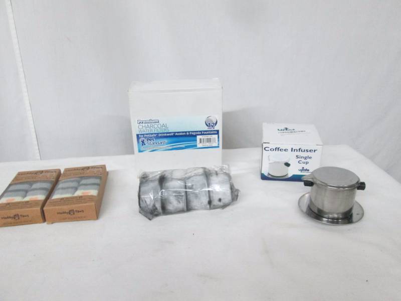 Water Filters, Coffee Infuser and Muddy Paw Floor Protectors