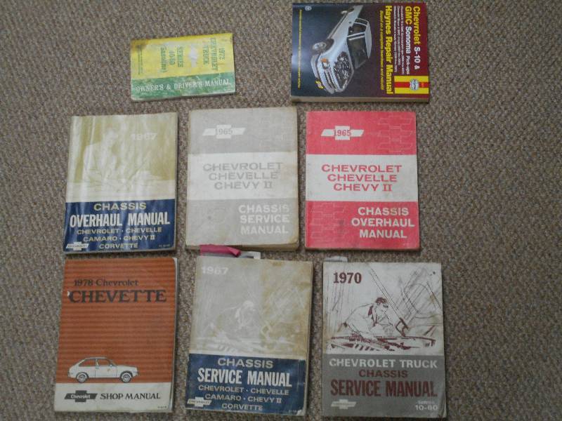 Lot Of (8) Vintage Chevrolet Repair...