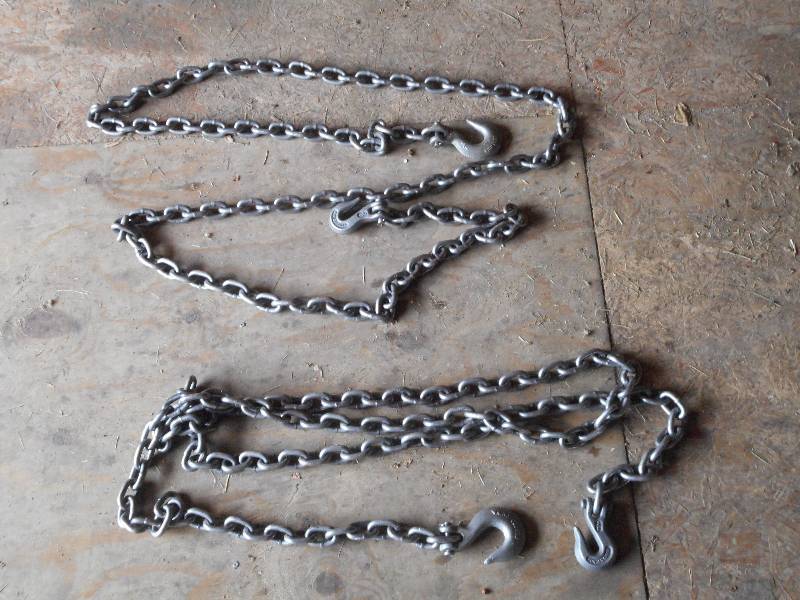 lot 62 image: (2) New 38x12ft Log Chains ...