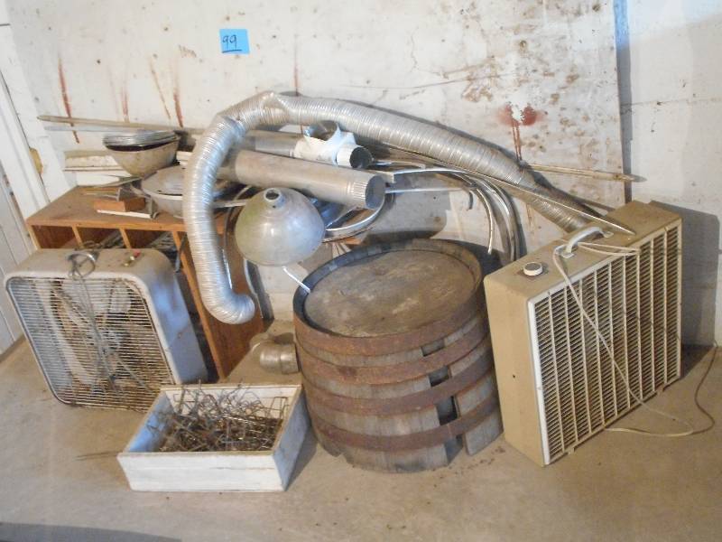 lot 99 image: Lot Of Automotive Trim, Box Fan, H...