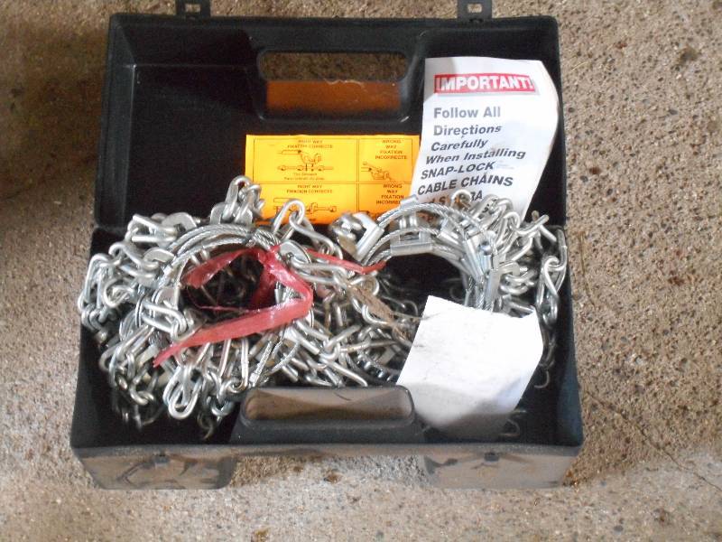lot 125 image: Sierra Cable Link Car Tire Chain Se...