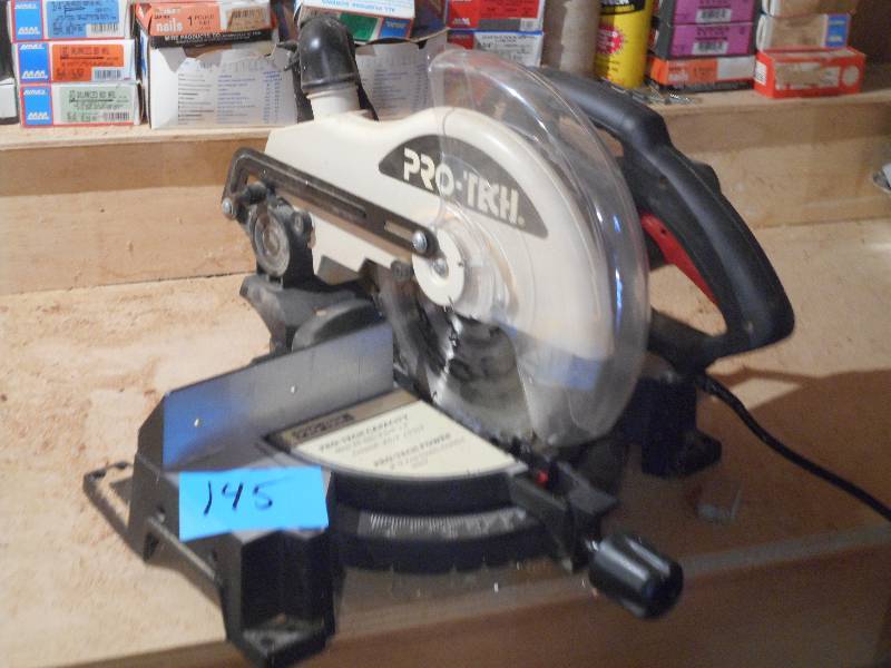 lot 145 image: Pro-Tech 10 Miter Saw, Works ...