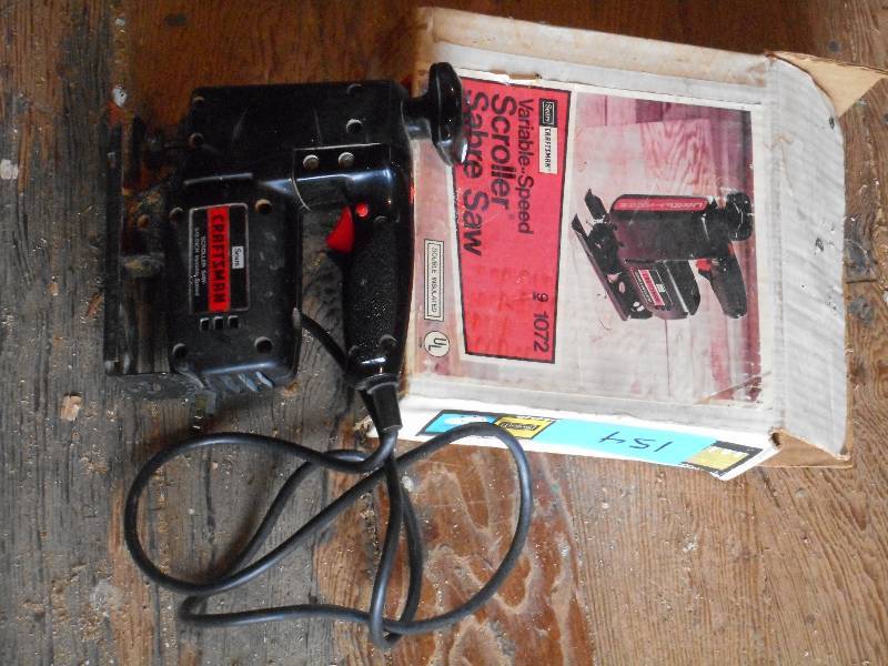 lot 154 image: Craftsman Variable-Speed Scroller S...