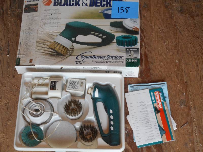 lot 158 image: Black & Decker ScumBuster Outdoor C...