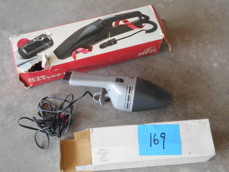 lot 169 image: (2) 12Volt Handheld Automotive Vacu...