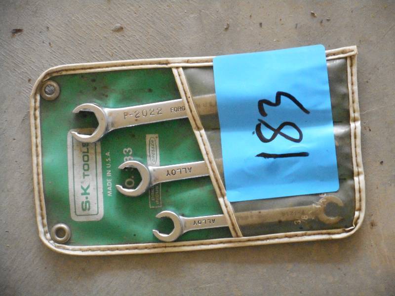 lot 183 image: SK 38--1116 3-Piece Line Wrench...
