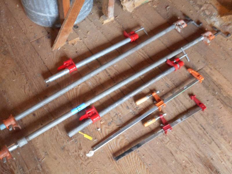 lot 232 image: Lot Of (6) Bar Clamps, 2ft--6ft...