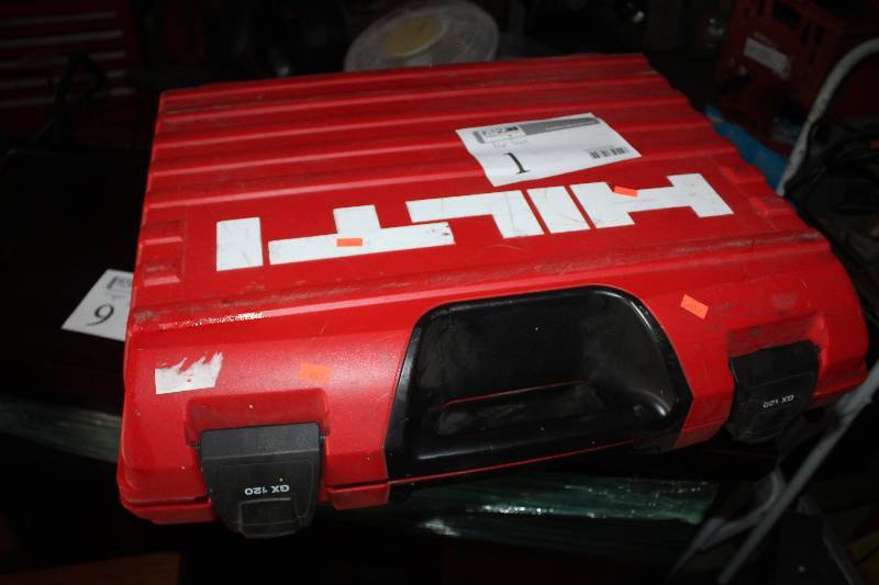 lot 1 image: Hilti GX120 Gas Actuated Nail Gun w Case