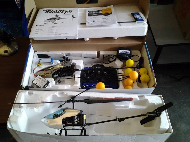 lot 26 image: 2 Remote Control Helicopters (1-Blade E-Flite Brand), 1-Other