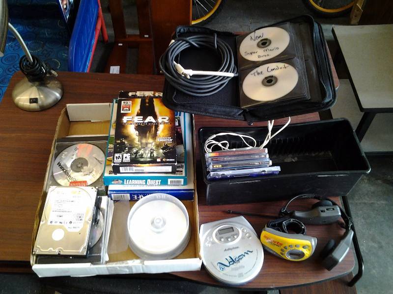 lot 28 image: Computer Games, Software, Walkmans, More