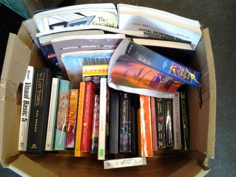 lot 36 image: Box Lot Of Assorted Books