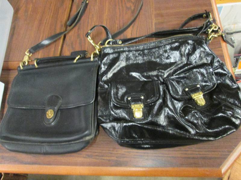 Lot of 2 black purses...