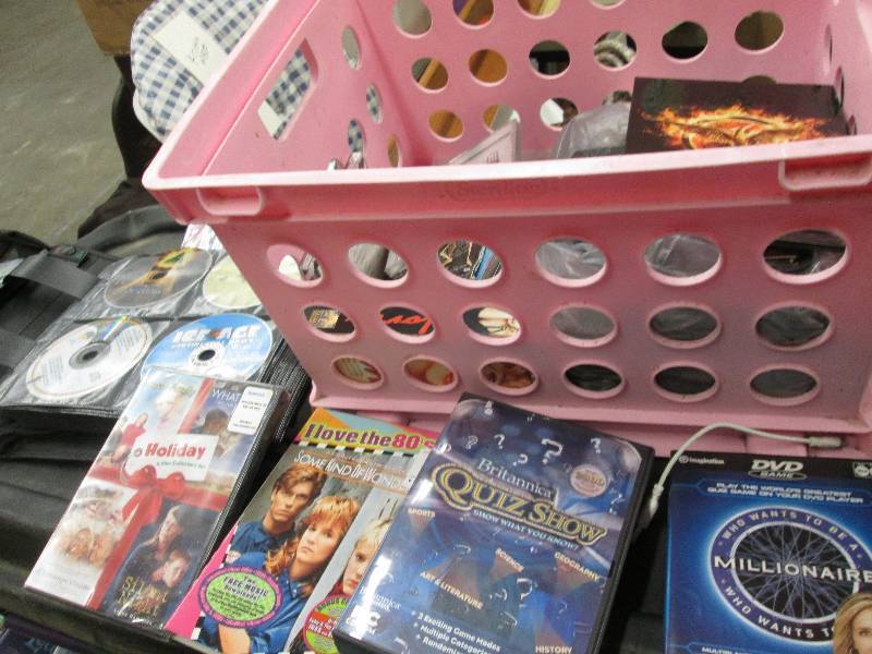 Assorted DVD games, movies, music C...
