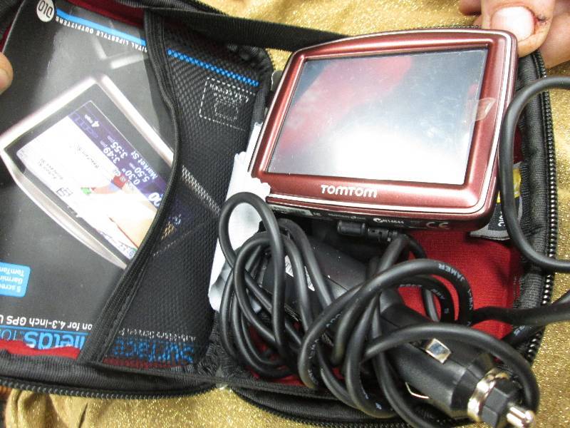 Tom Tom GPS with Case Logic case...