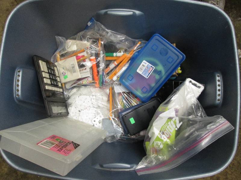 Assorted school and crafts supplies...