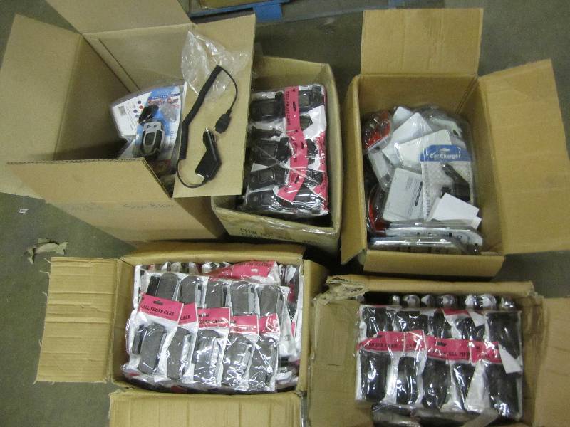 5 cases of assorted cell phone hold...