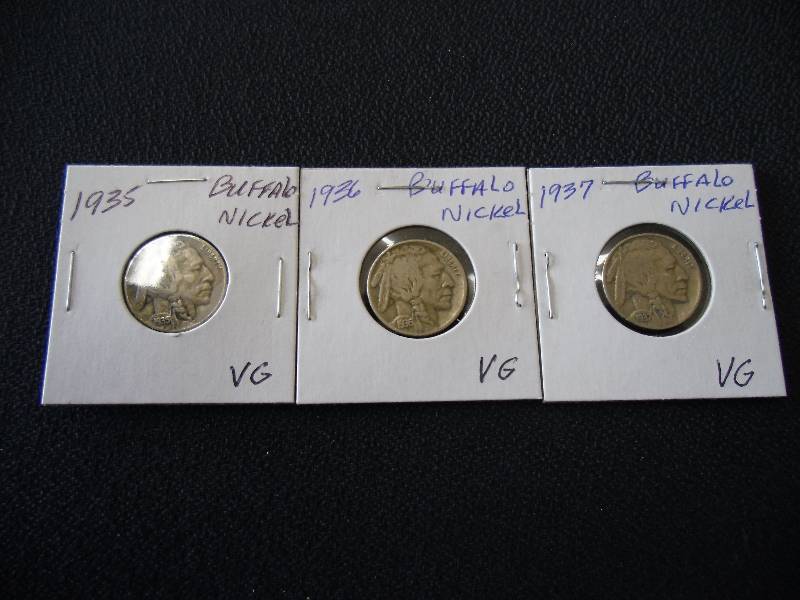 Buffalo Nickels VG