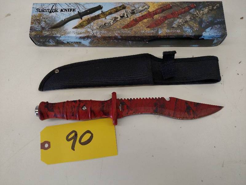 lot 90 image: Survivor HK-731RC Hunting Knife...