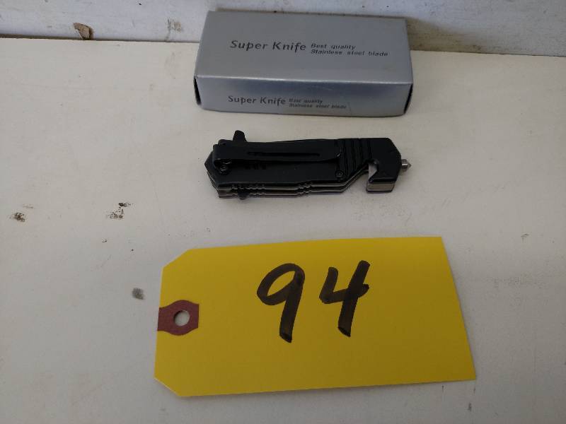 lot 94 image: Super Knife TF-554SF Lock Blade Res...
